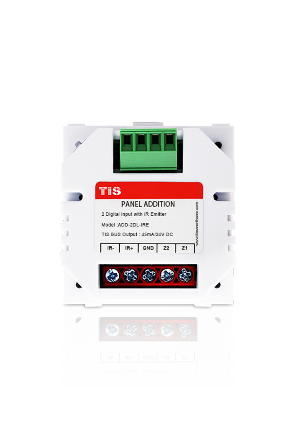 Panel Addition  2 Zone input + IR Emitter