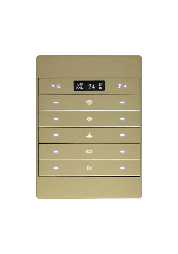 Mars 10 button Panel with Thermostat & AC control