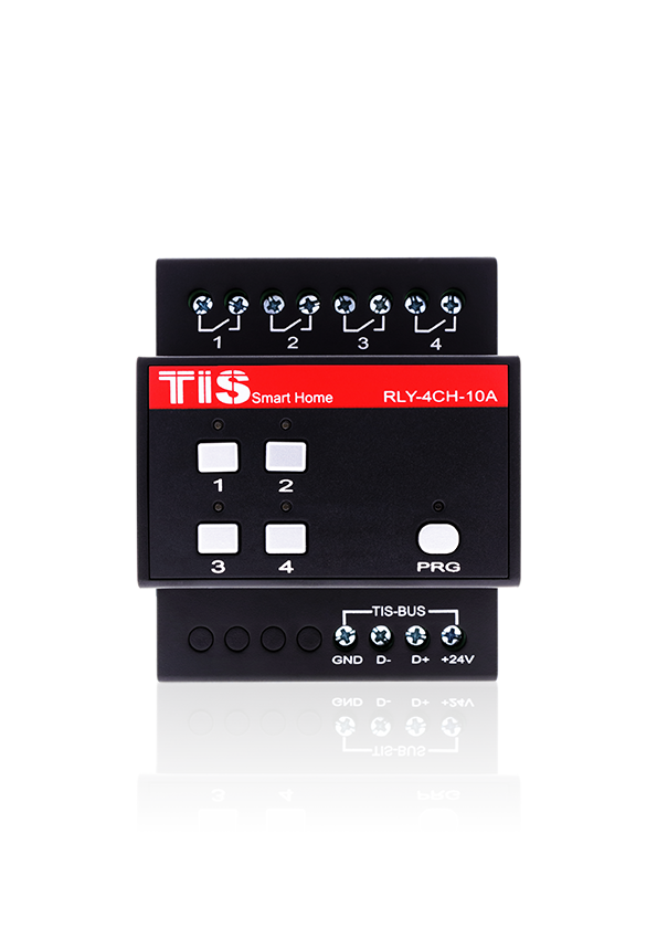 Relay 4 ch 10A with motor shutter function