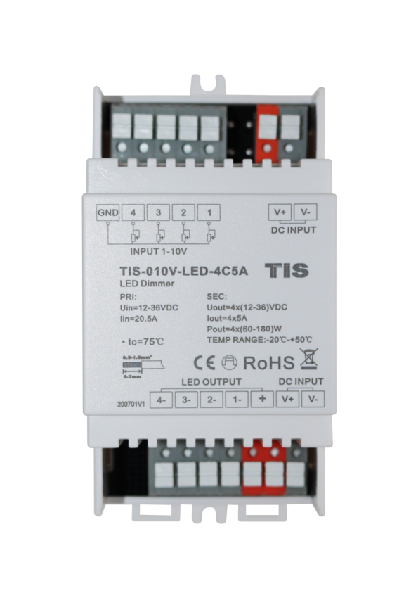 LED Driver 4ch-5A  0-10V