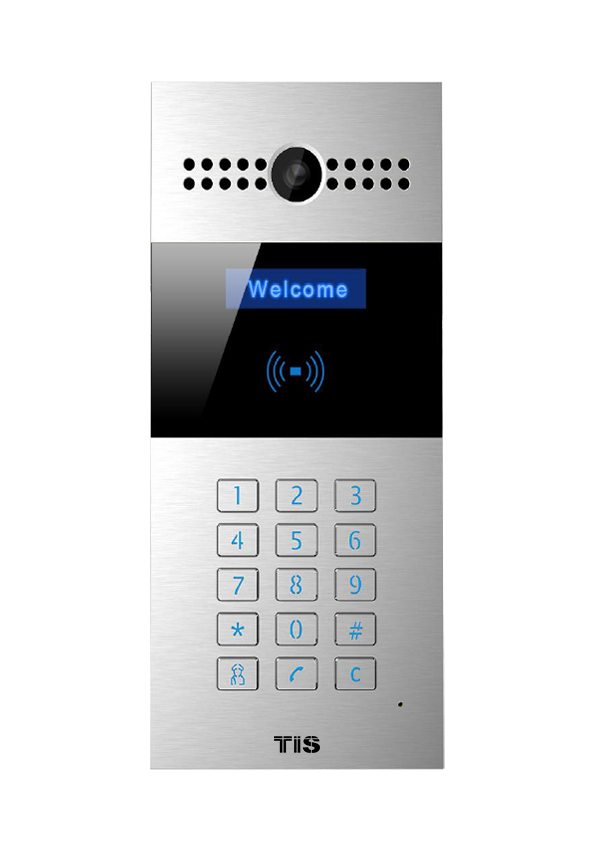  
SIP building intercom with keypad RF card reader and camwera 