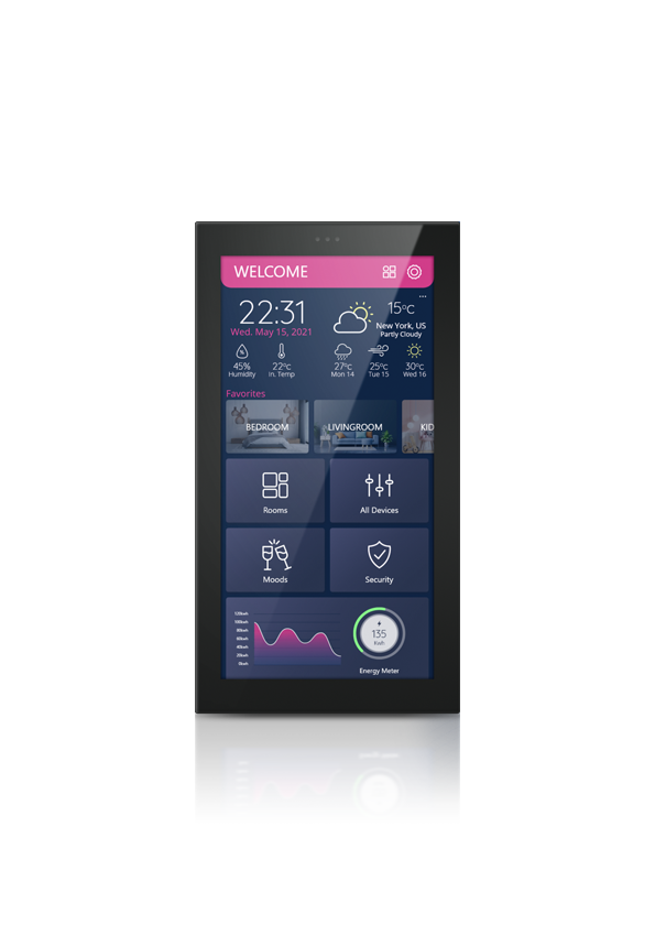[TIS-SAT-57  Black] Saturn 5.7" Touch Panel Black