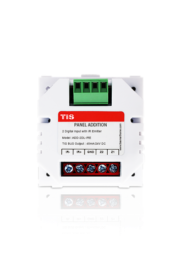 [ADD-2DL-IRE] Panel Addition  2 Zone input + IR Emitter