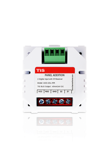 [ADD-2DL-IRR] Panel Addition 2 Zone input + IR receiver