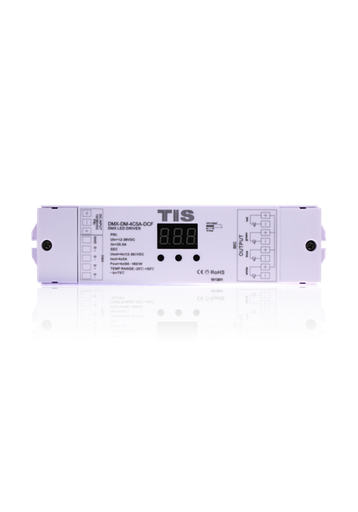 [DMX-DM-4C5A-DCF] LED driver DMX 4*5