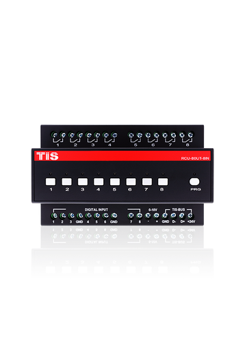 [RCU-8OUT-8IN] RCU 8 Relay switch +8Digital inputs 