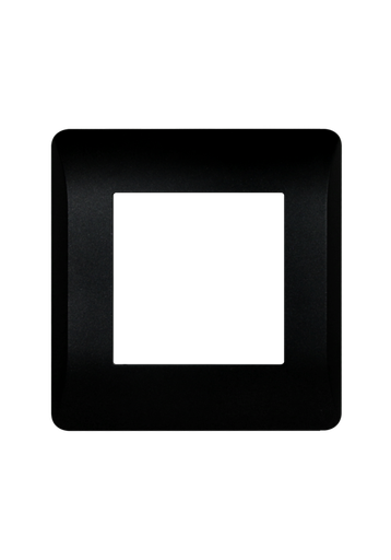 [TE0630 Black] Terre One gang  Plastic frontplate 