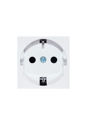 [TE0829 White] Terre 16A 250V One gang German socket unit 