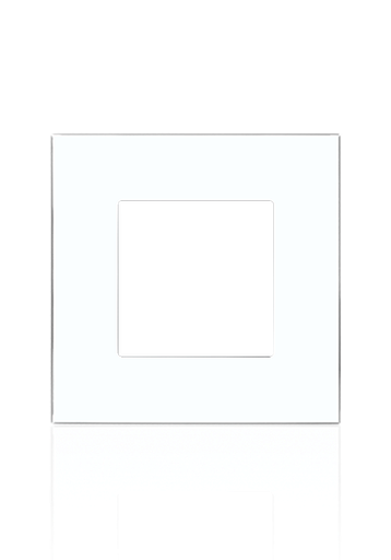 [TER-COV1G-GW] Terre 1 Gang Glass White Color