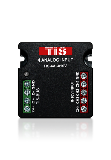 [TIS-4AI-010V] 4 Analog Input 0-10V