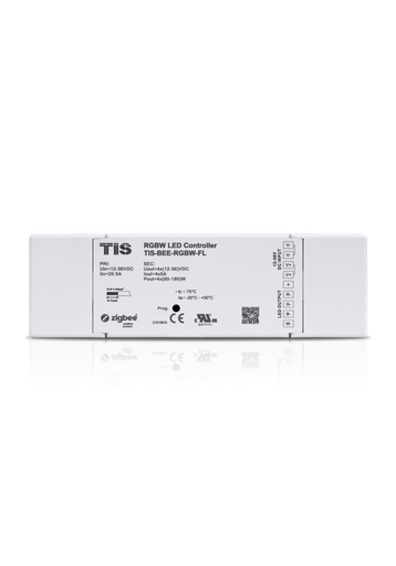 [TIS-BEE-RGBW-FL] TIS-BEE RGBW LED Ddriver  4ch X 5A / DC12-32 V  Zigbee Protocol