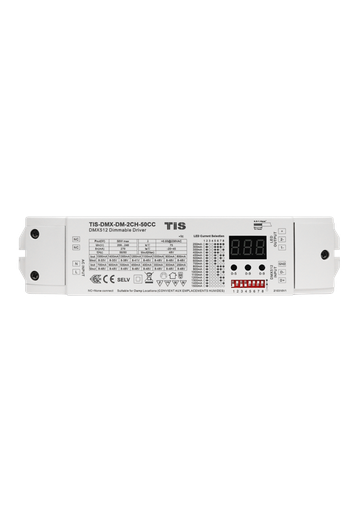 [TIS-DMX-DM-2CH-50CC] Constant Current Tunable White Driver 