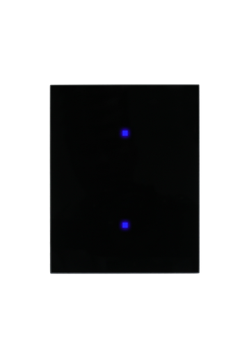 [VEN-ZIG-2G Black] Venera Zigbee Switch 2 Gang 5A Black